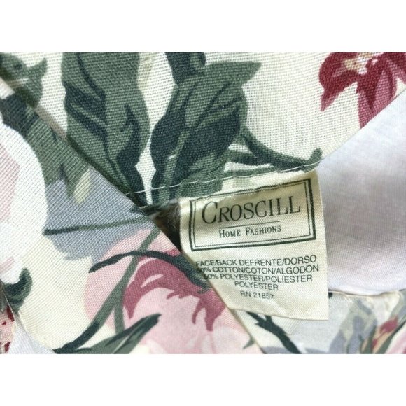 Croscill Accents Discontinued Vintage Croscill Arbor Rose Curtains